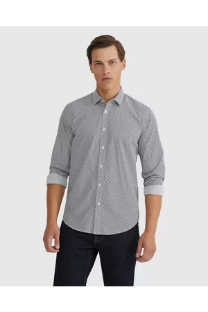 Oxford Kenton Printed Cotton Shirt - Casual shirts Kenton Printed Cotton Shirt