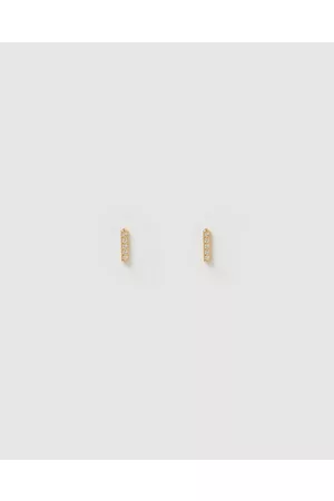 Izoa Alphabet Mini Letter I Stud Earrings - Jewellery Alphabet Mini Letter I Stud Earrings