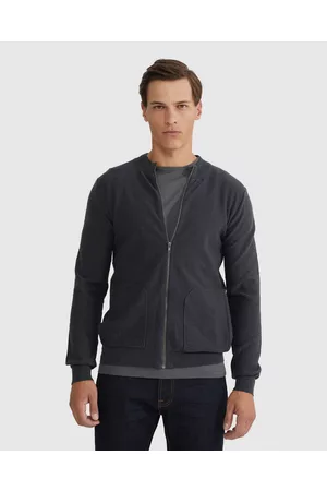 Oxford Ryan Cotton Blend Knit Zip Top - Jumpers & Cardigans Ryan Cotton Blend Knit Zip Top