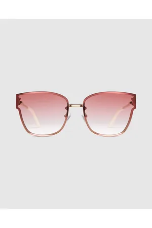 Daniel Wellington Grande Steel Pink Sunglasses - Square Grande Steel Pink Sunglasses