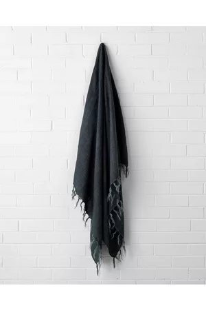 Aura Linen Fringe Throw - Home Linen Fringe Throw