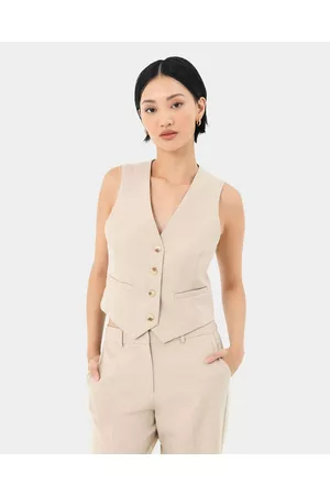 Forcast Mariel Tailored Vest - Coats & Jackets Mariel Tailored Vest