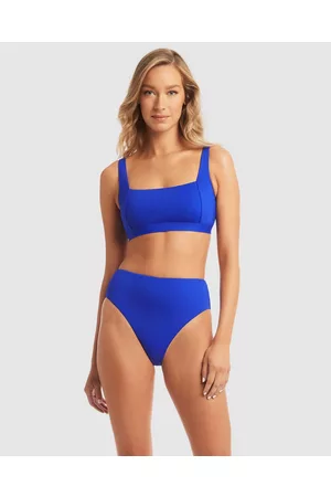 Sea Level Australia Essentials Retro High Waist Pant - Swimwear Essentials Retro High Waist Pant