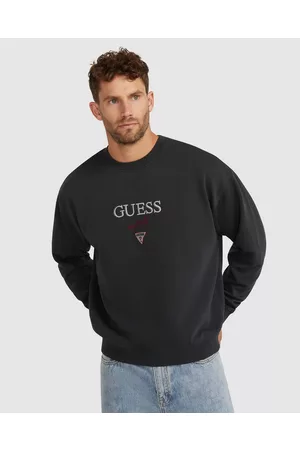Guess Baker Logo Crewneck - Jumpers & Cardigans Baker Logo Crewneck