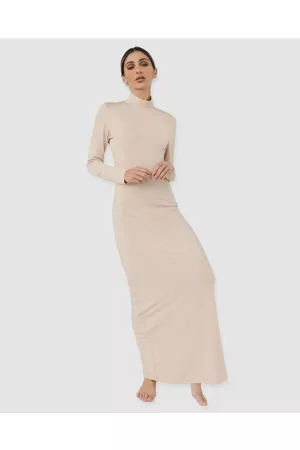 MOD SQUAD Luxe Long Sleeve Slip Dress Base Layer - All base Layers Luxe Long Sleeve Slip Dress Base Layer