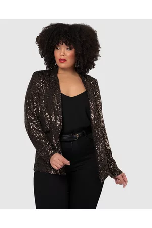 Pink Dusk All Day & Night Sequin Jacket - Blazers All Day & Night Sequin Jacket