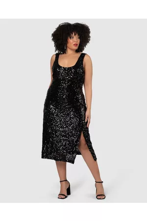 Pink Dusk Desired Midi Sequin Dress - Dresses Desired Midi Sequin Dress