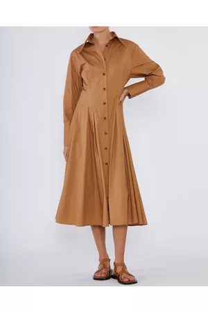 Amelius Mattea Cotton Poplin Shirt Dress - Dresses Mattea Cotton Poplin Shirt Dress