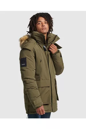Superdry Faux Fur Hooded Everest Parka Jacket - Coats & Jackets Faux Fur Hooded Everest Parka Jacket