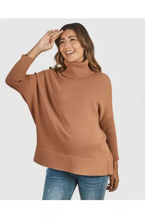 Angel Maternity All in One Maternity Reversible Knit Jumper - Jumpers & Cardigans All in One Maternity Reversible Knit Jumper