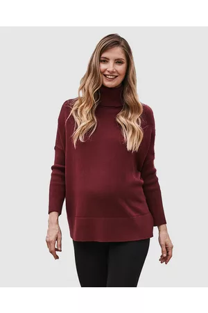 Angel Maternity All in One Maternity Reversible Knit Jumper - Jumpers & Cardigans All in One Maternity Reversible Knit Jumper