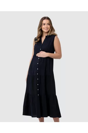 Ripe Maternity Tracy Tiered Linen Dress - Dresses Tracy Tiered Linen Dress