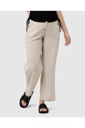Ripe Maternity Indi Wide Leg Linen Pant - Pants Indi Wide Leg Linen Pant