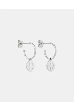 Karen Walker Peace Hoop Earrings - Jewellery Peace Hoop Earrings