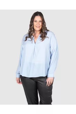 Love Your Wardrobe Iris Soft Placket Shirt - Shirts & Polos Iris Soft Placket Shirt
