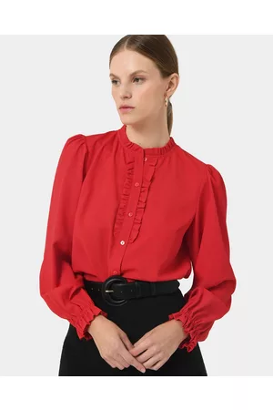 Buy Red Women's Long Sleeve Shirts Online