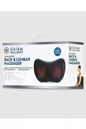 Gaiam Wellness Super Soothe Back & Lumbar Massager - Training Equipment Wellness Super Soothe Back & Lumbar Massager
