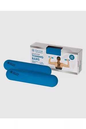 Gaiam Performance Silicone Weighted Toning Bars 2.0Kg Pair - Yoga Accessories Performance Silicone Weighted Toning Bars 2.0Kg Pair