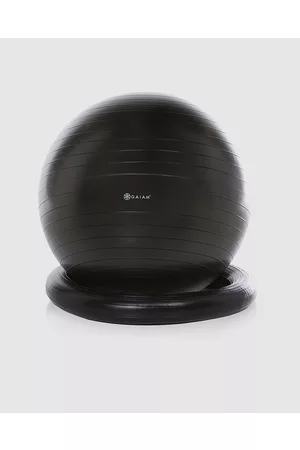 Gaiam 65cm Ball & Base Combo Brown Box - Training Equipment 65cm Ball & Base Combo Brown Box