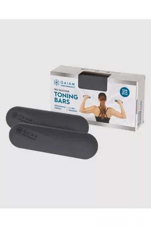 Gaiam Performance Silicone Weighted Toning Bars 1.0Kg Pair - Yoga Accessories Performance Silicone Weighted Toning Bars 1.0Kg Pair
