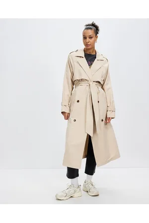 Monogram Stripes Belted Coat - Ready to Wear