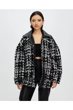 Grace Willow Koko Tweed Oversize Jacket - Coats & Jackets Koko Tweed Oversize Jacket