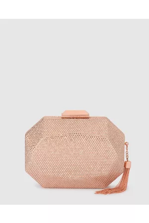 Olga Berg Tilly Hotfix Clutch with Tassel - Clutches Tilly Hotfix Clutch with Tassel