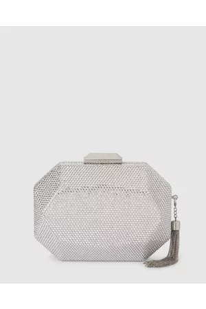 Olga Berg Tilly Hotfix Clutch with Tassel - Clutches Tilly Hotfix Clutch with Tassel
