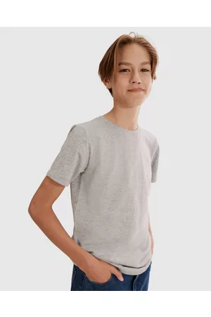 COUNTRY ROAD Teen Recycled Cotton Blend Plain Cr Short Sleeve T shirt - T-Shirts & Singlets Teen Recycled Cotton Blend Plain Cr Short Sleeve T-shirt