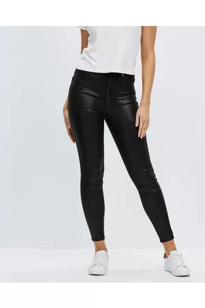 DRICOPER DENIM DCD Printed Coated Jeans - Crop DCD Printed Coated Jeans