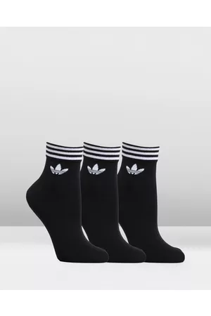 adidas Trefoil Ankle Socks 3 Pack - Underwear & Socks Trefoil Ankle Socks 3-Pack