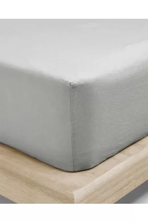 Aura Emile Linen Fitted Sheet - Home Emile Linen Fitted Sheet