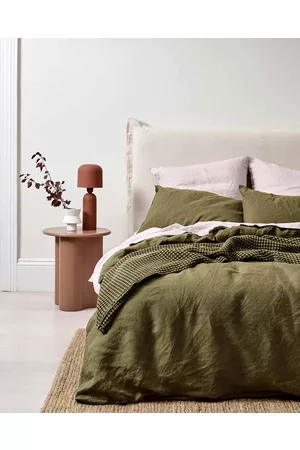 Aura Emile Linen Quilt Cover - Home Emile Linen Quilt Cover
