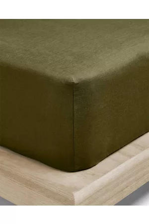 Aura Emile Linen Fitted Sheet - Home Emile Linen Fitted Sheet