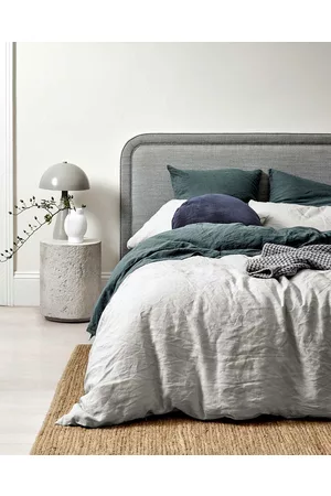 Aura Emile Linen Quilt Cover - Home Emile Linen Quilt Cover