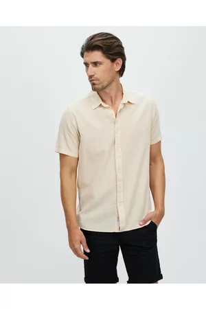 Staple Superior Hamilton Linen Blend SS Shirt - Casual shirts Hamilton Linen Blend SS Shirt