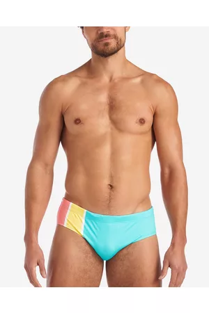 TEAMM8 Grid Square Cut Swim Briefs - Swim Briefs Grid Square Cut Swim Briefs