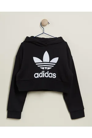 adidas Adicolor Cropped Hoodie Teens - Hoodies Adicolor Cropped Hoodie - Teens