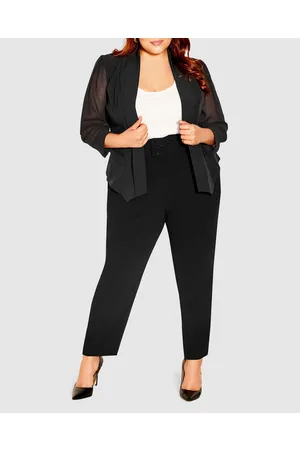 City Chic Drapey Blazer Jacket - All onesies Drapey Blazer Jacket