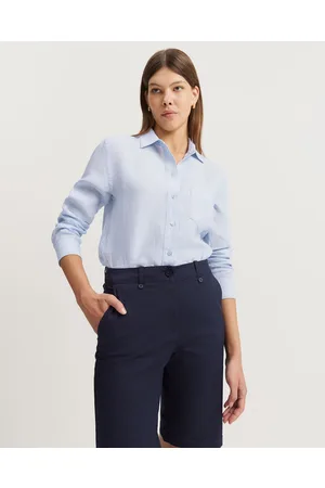 COUNTRY ROAD Organically Grown Linen Shirt - Tops Organically Grown Linen Shirt
