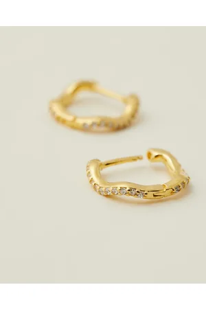 Saint Valentine Luna Wave Huggies - Jewellery Luna Wave Huggies