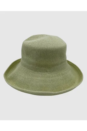 Jacaru 1506 Knitted Bucket Hat Large Brim - Hats 1506 Knitted Bucket Hat - Large Brim