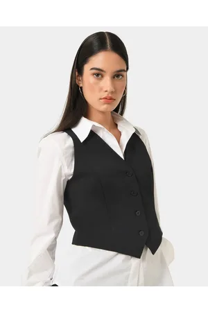 Forcast Safira Tailored Vest - Coats & Jackets Safira Tailored Vest