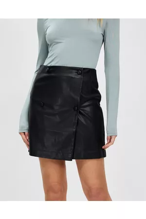 Grace Willow ABBY MINI SKIRT - Leather skirts ABBY MINI SKIRT