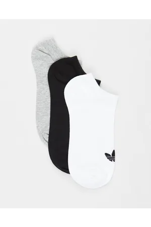 adidas Trefoil Liner Socks 3 Pack - No Show Socks Trefoil Liner Socks 3-Pack