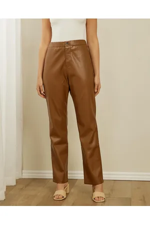 Leather Pants in the color Beige for women - Shop your favorite brands
