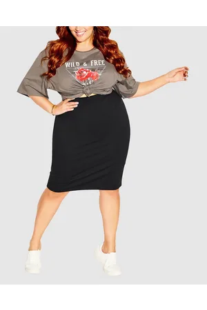 City Chic Midi Tube Skirt - All onesies Midi Tube Skirt