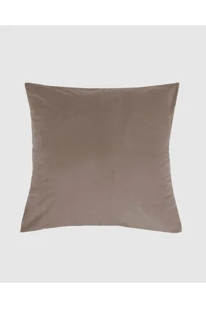 Bambury Euro Pillowcase Velvet Almond - Home Euro Pillowcase Velvet Almond