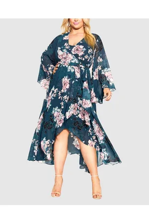 City Chic Jade Blossom Maxi Dress - All onesies Jade Blossom Maxi Dress