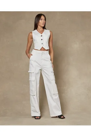 DRICOPER DENIM Cargo Wide Leg Pants - Jeans Cargo Wide Leg Pants